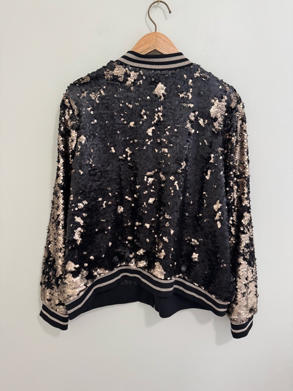 Torrid Gold Sequin Bomber Jacket - Picture 7 of 7